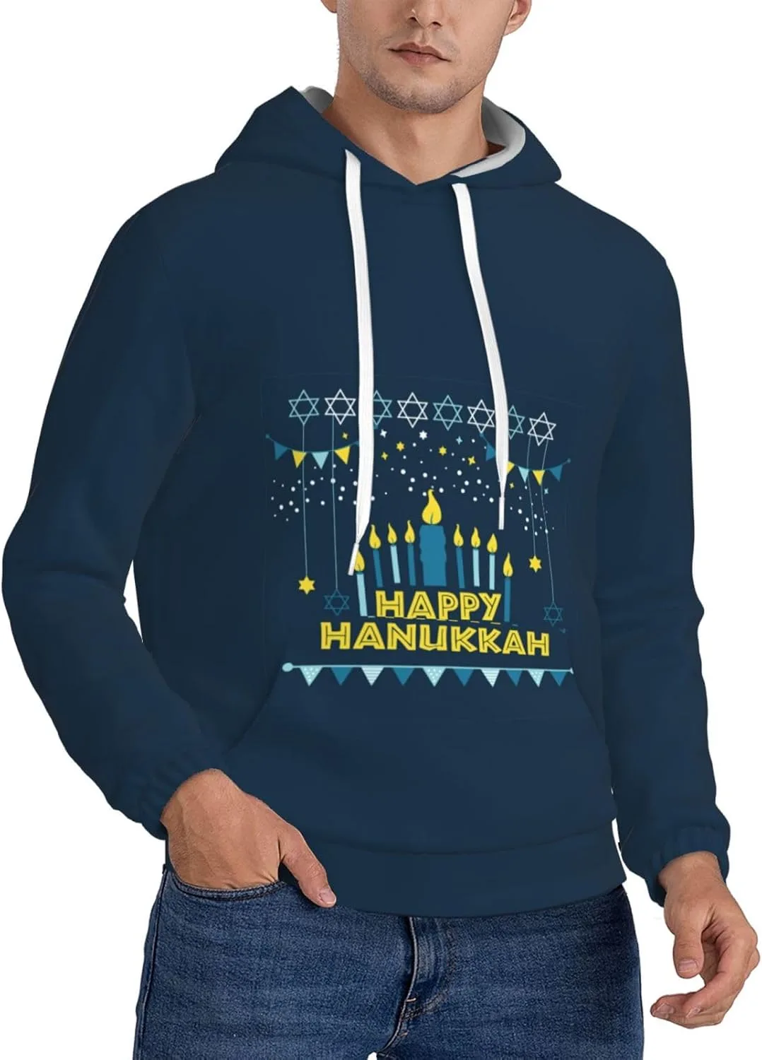 

Толстовка с капюшоном Happy Hanukkah SDERDZSE