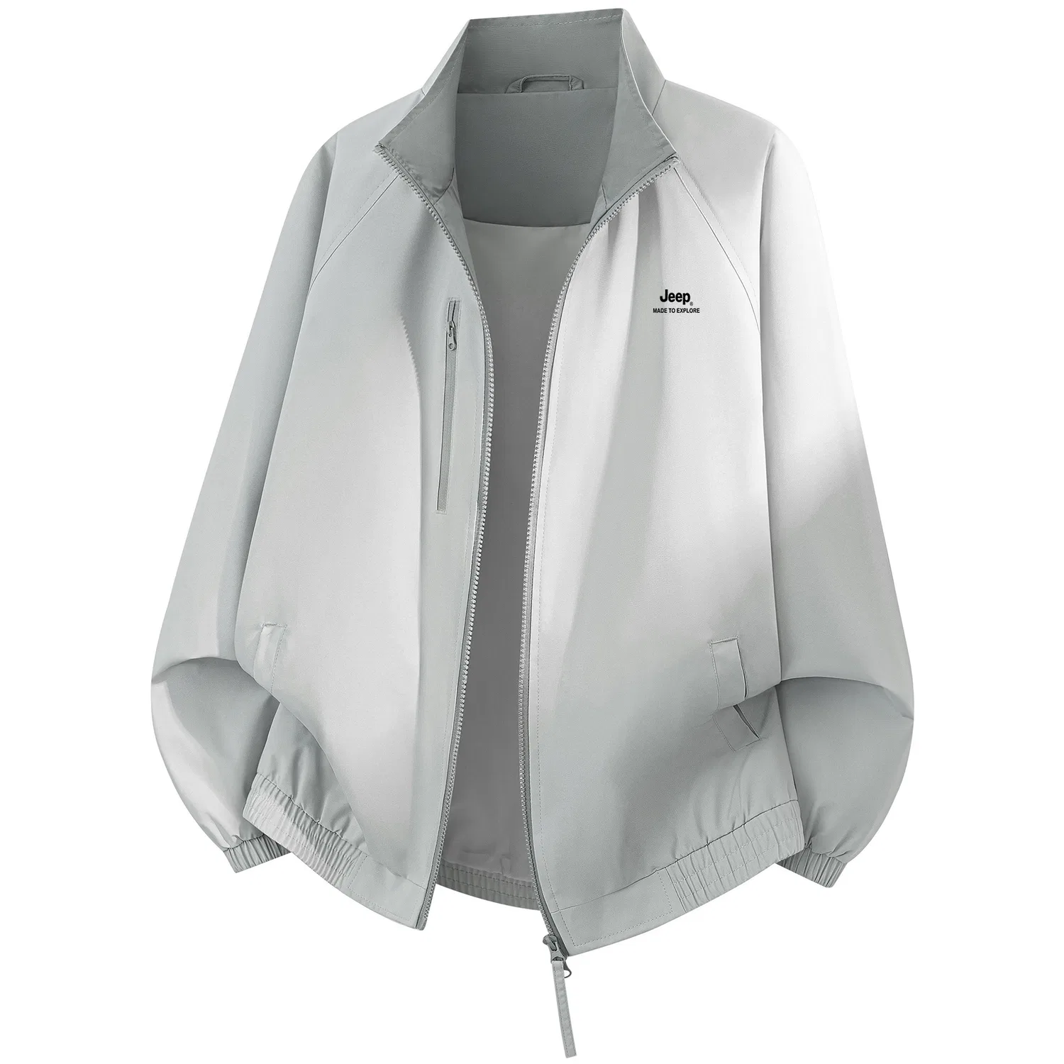 Детская куртка на молнии Jeep Leisure Collection, Light Gray