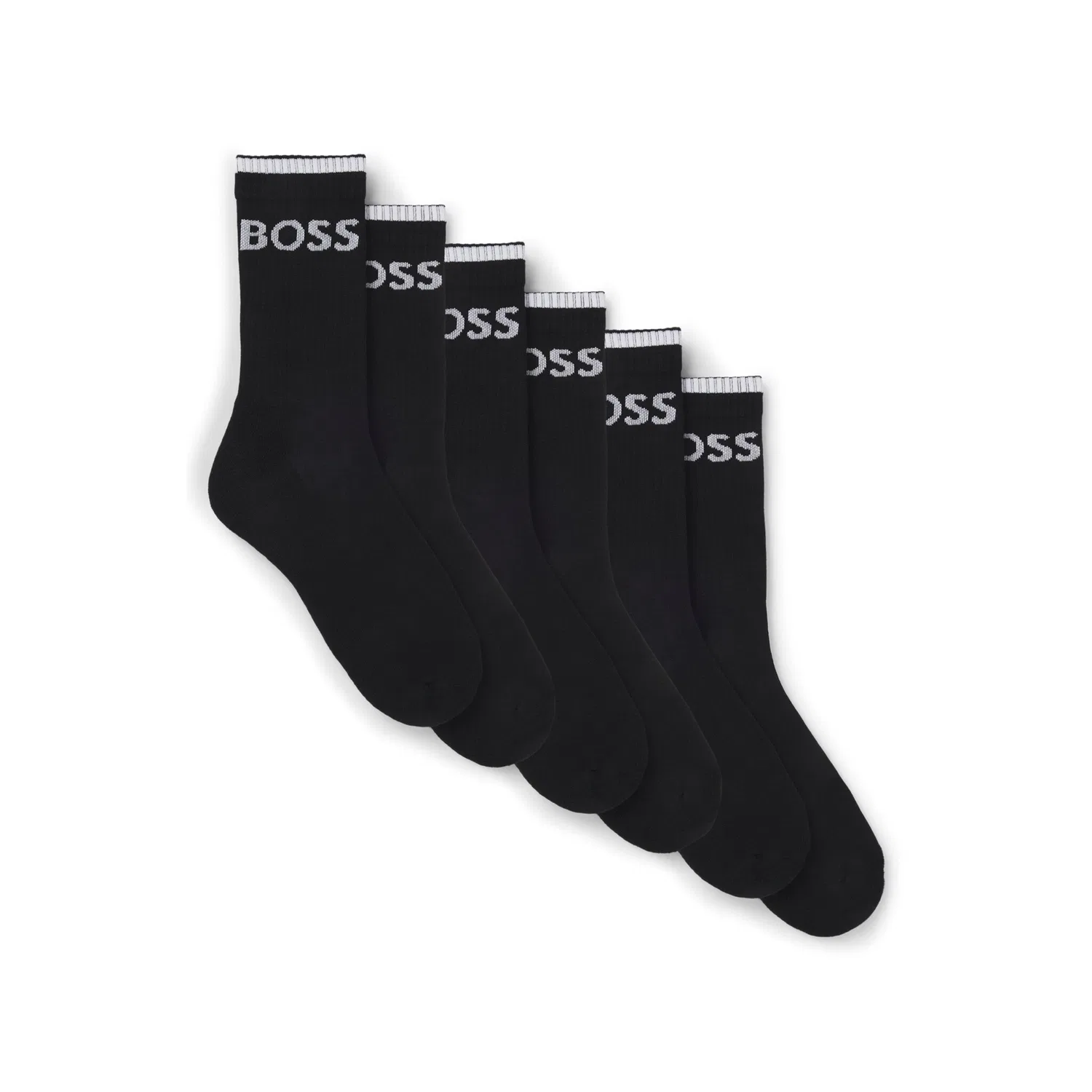 Мужские носки 6 пар BOSS Black, Black