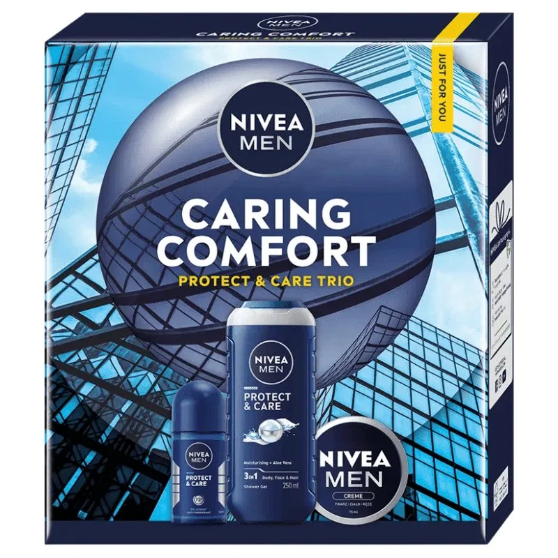 Набор мужских косметических средств для ухода за телом Nivea Men Caring Comfort