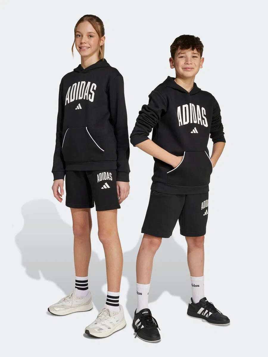 Спортивные брюки ADIDAS SPORTSWEAR Regular Pants 'Clgt' черного цвета — фото 2