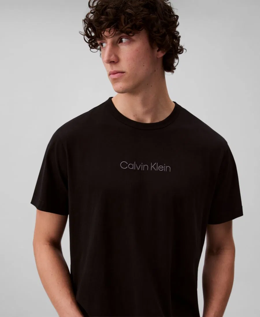 Пижамная футболка Calvin Klein, Black — фото 2