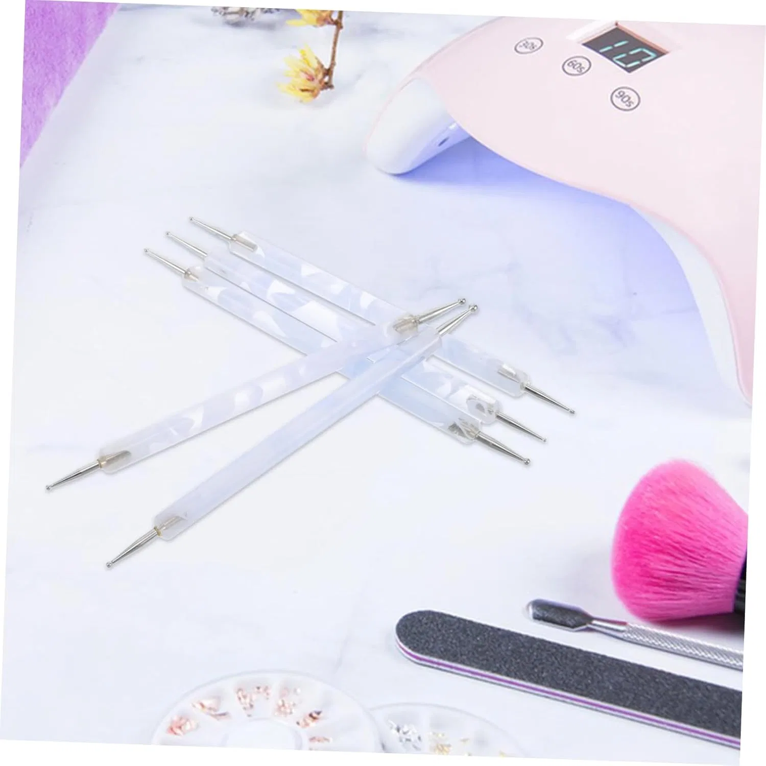 Набор для нейл-арта 5 шт. дотсы Beaupretty синий — фото 4