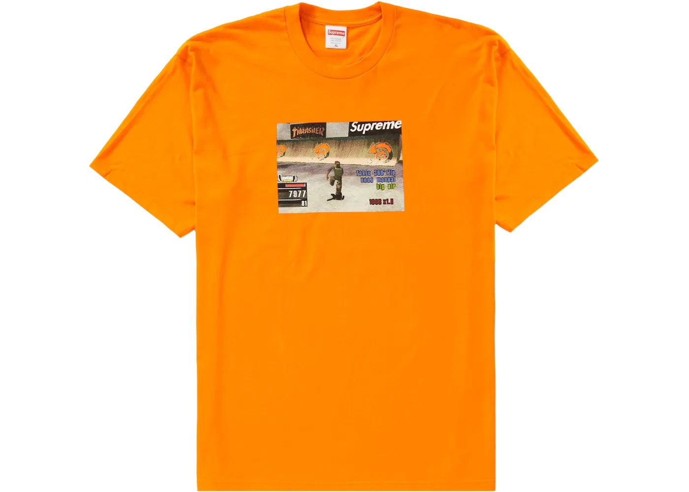Мужская футболка с принтом Supreme Tee, Orange