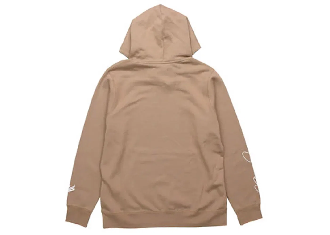 Мужская худи с логотипом Air Jordan x CLOT Crossover Logo Printed Hoodie Jordan, Brown — фото 2