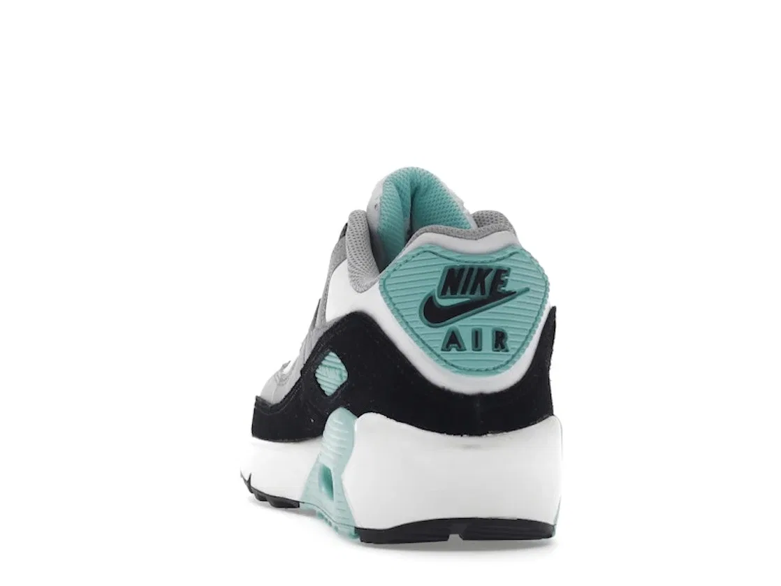 Детские кроссовки для повседневной носки Nike Air Max 90 LTR Nike, White/Particle Grey-Lt Smoke Grey — фото 4
