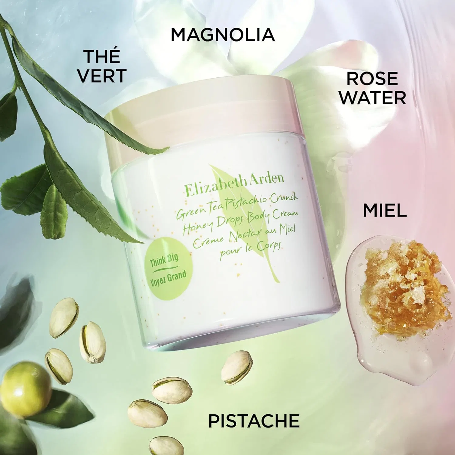 Лосьон для тела White Tea & Green Tea Honey Drops, Elizabeth Arden, набор 2 шт, 400 мл + 500 мл — фото 3