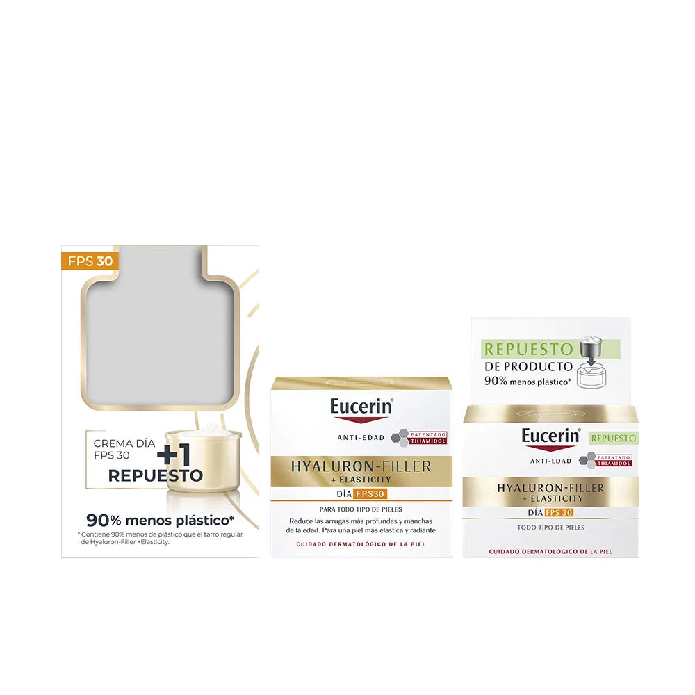 Набор кремов для лица Eucerin Hyaluron Filler + Elasticity Day SPF30 + Refill