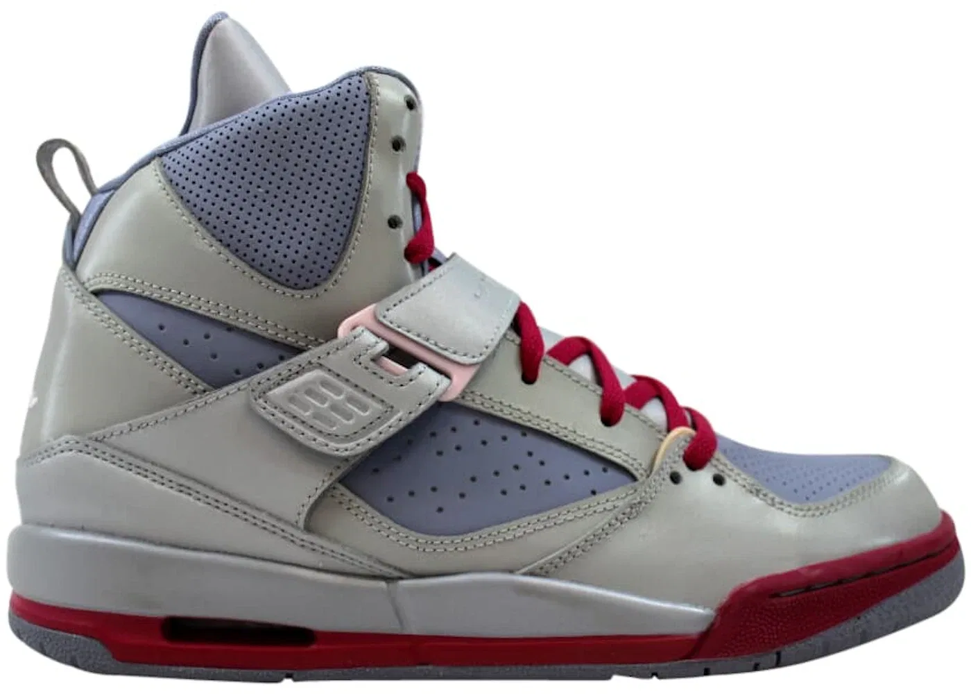 Детские кроссовки Lifestyle с высоким верхом Jordan Flight 45 High Jordan, Metallic Platinum/Arctic Pink-Pebble Grey
