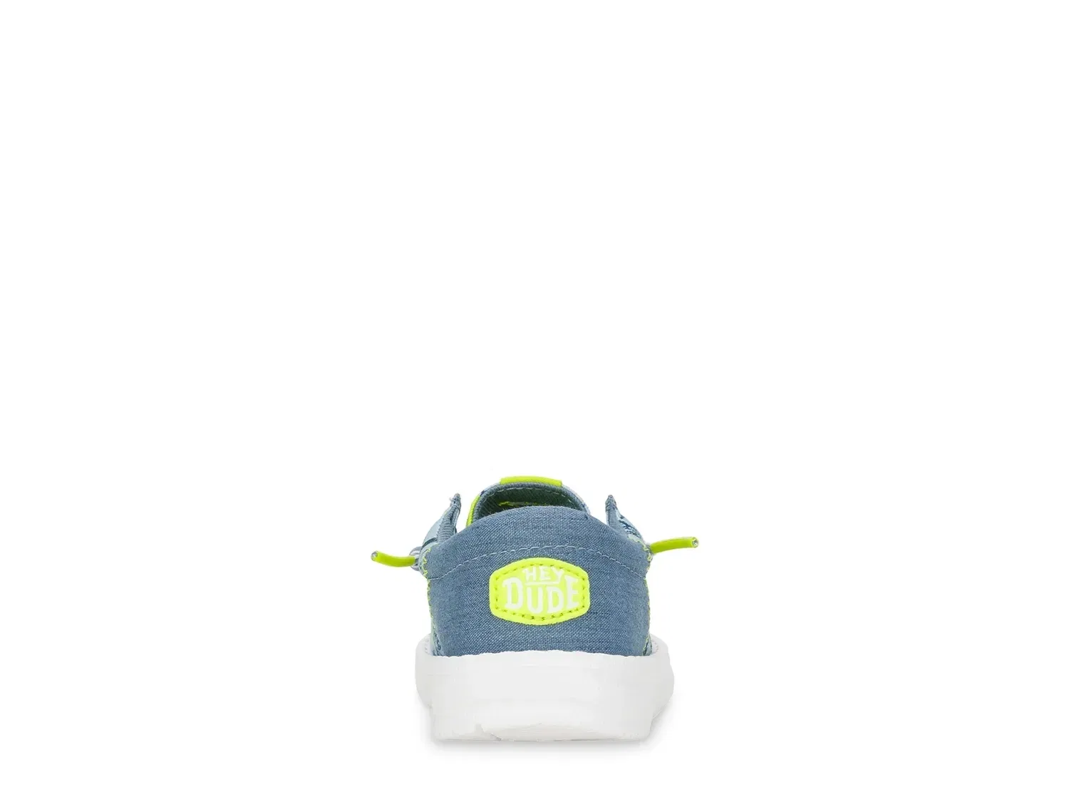 Лоферы Wally Loafer, HEYDUDE, Slate Blue/Lime Green — фото 4