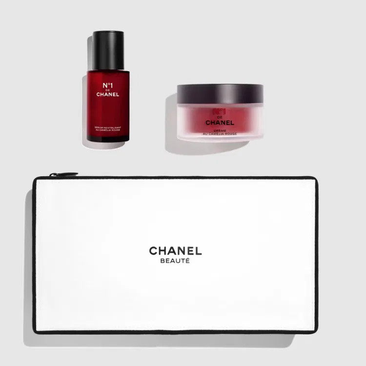 Набор для ухода за кожей с эссенцией и кремом, Red Mountain Camellia, CHANEL — фото 3