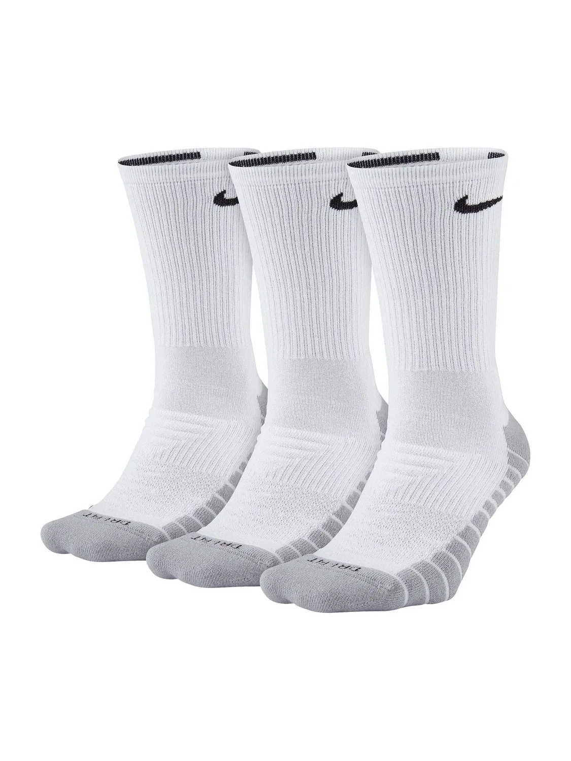 Носки высокие Nike Everyday Max с амортизацией, бело-серые
