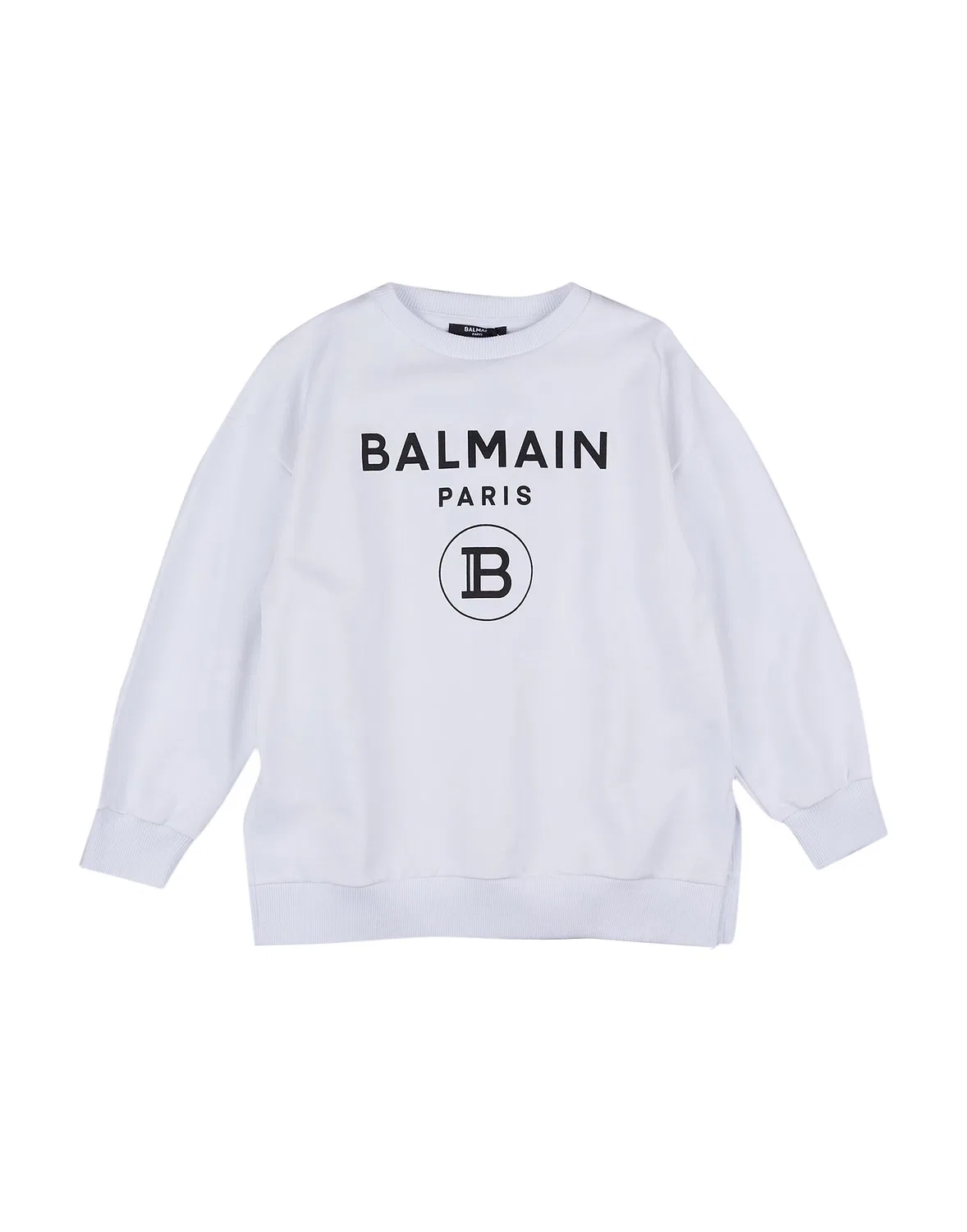 Детский флисовый свитшот для мальчиков Balmain, белый