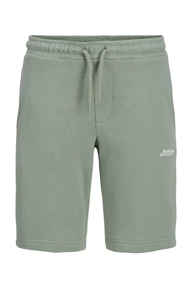 Детские шорты для мальчиков хлопковые Jack & Jones, Green-102257545 — фото 2