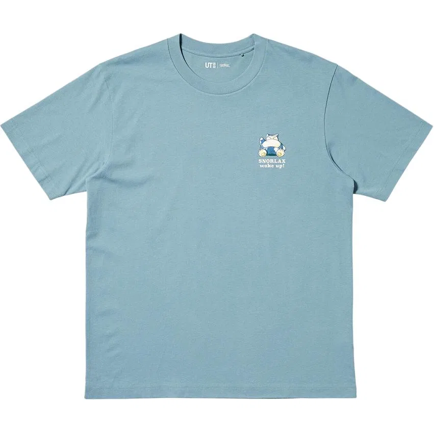 Футболка с принтом UNIQLO x POKEMON, Pink Blue
