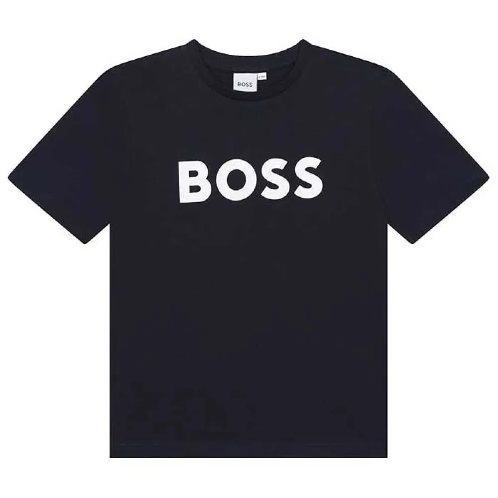 Футболка с коротким рукавом BOSS J25P24, черный