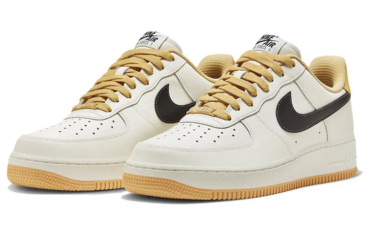 Кроссовки Nike Air Force 1 '07 LV8, светло-кремовый/черный — фото 3