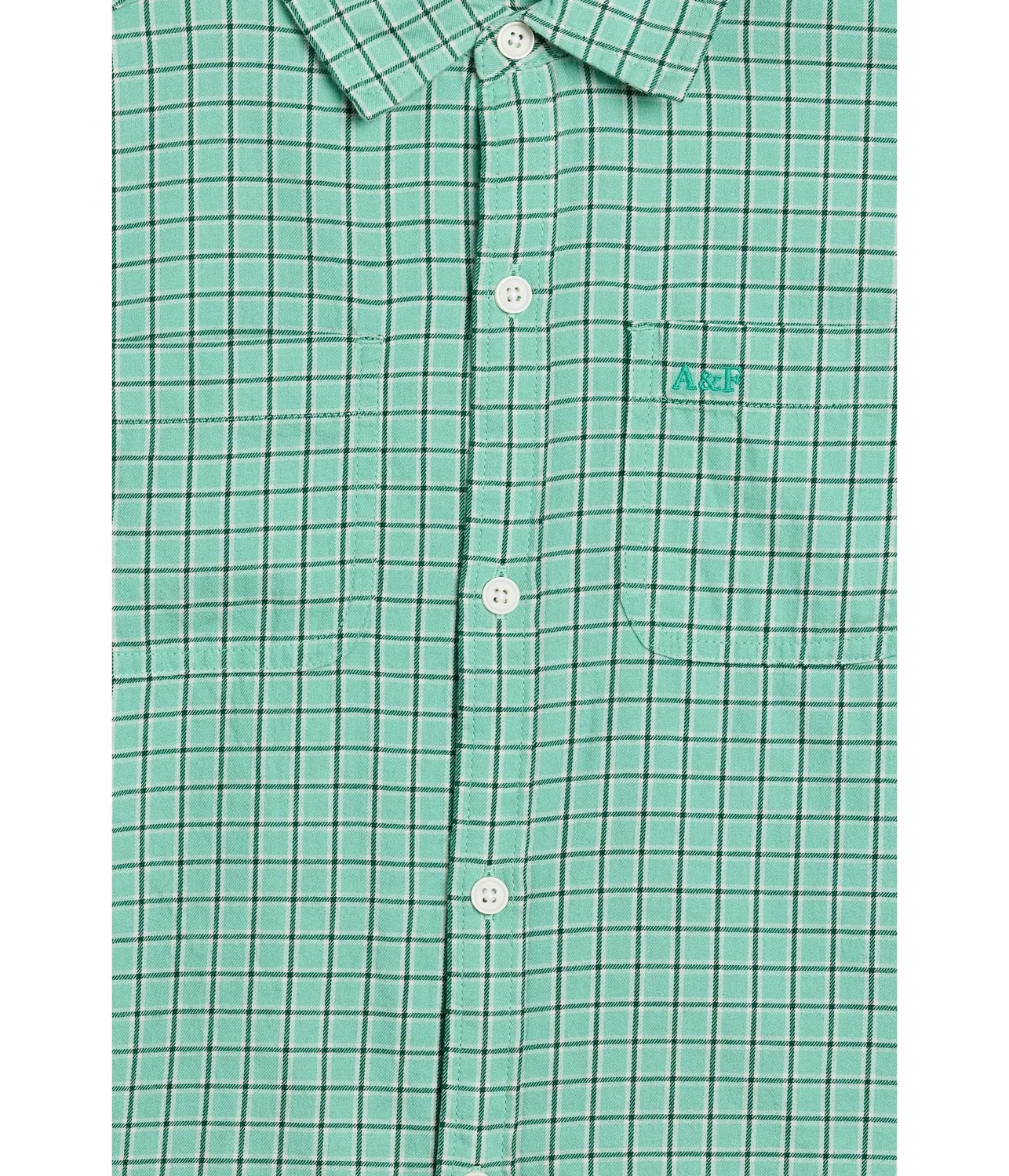 Рубашка свободного кроя из тканого материала (для детей постарше) Abercrombie Kids, Anf Wasabi — фото 3