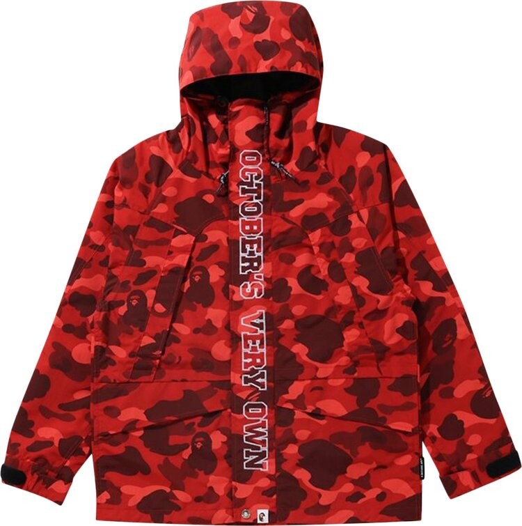 

Куртка BAPE x OVO Color Camo Jacket 'Red', красный