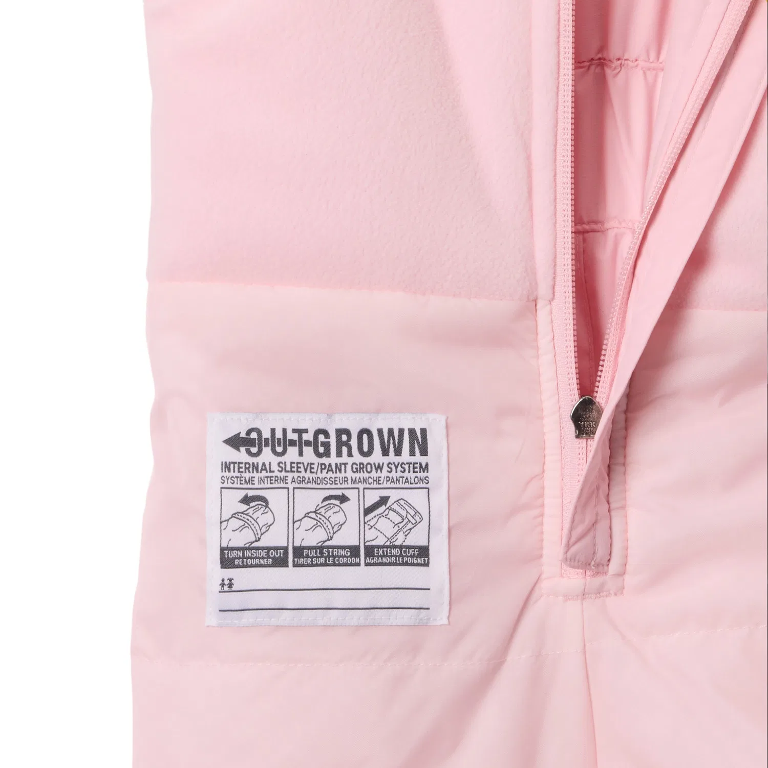 Комбинезон-штаны детские утепленные водостойкие Snowslope III Bib Columbia, Satin Pink — фото 3