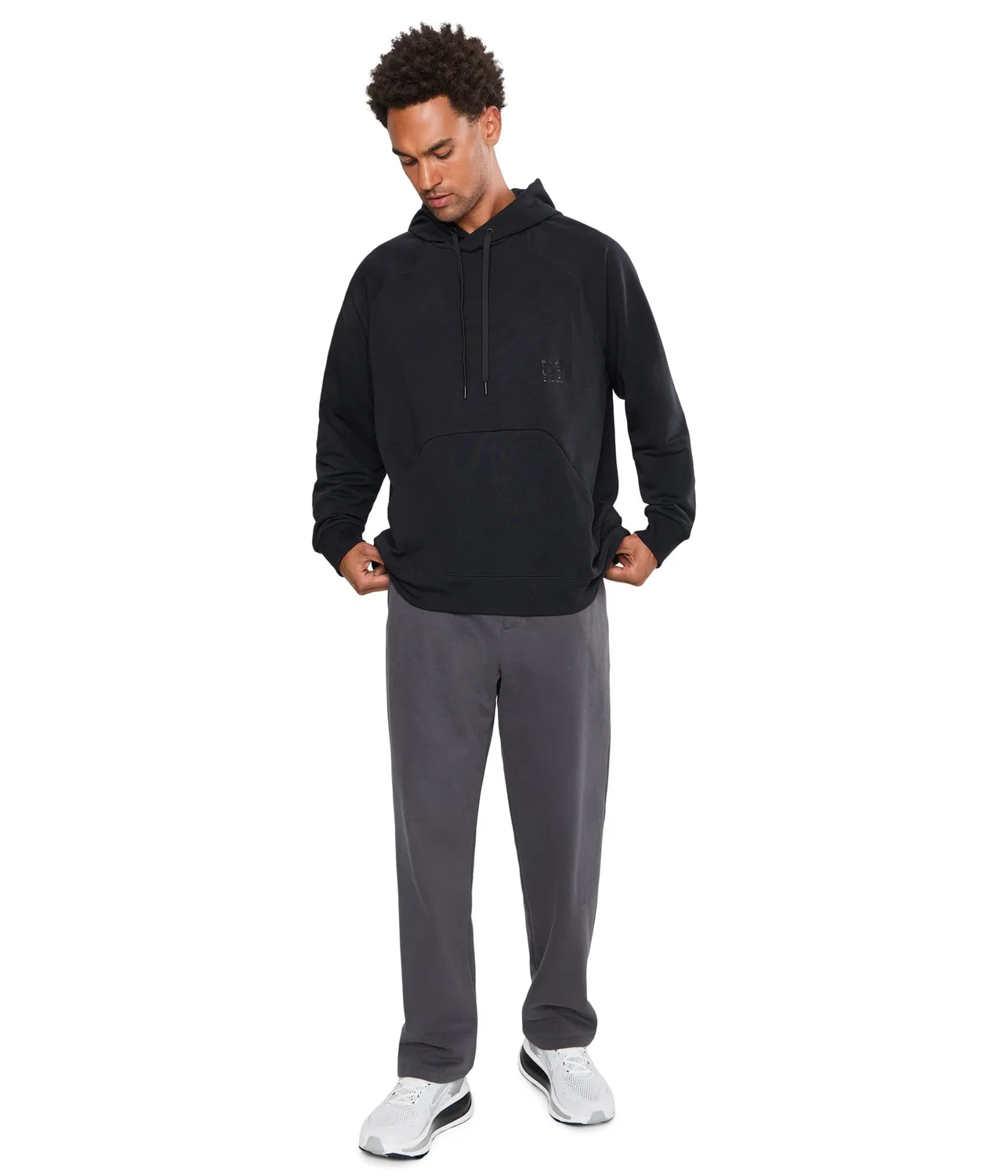 Толстовка с капюшоном и флисовой подкладкой Dri-FIT NAC для насоса Nike, Black/Black — фото 2