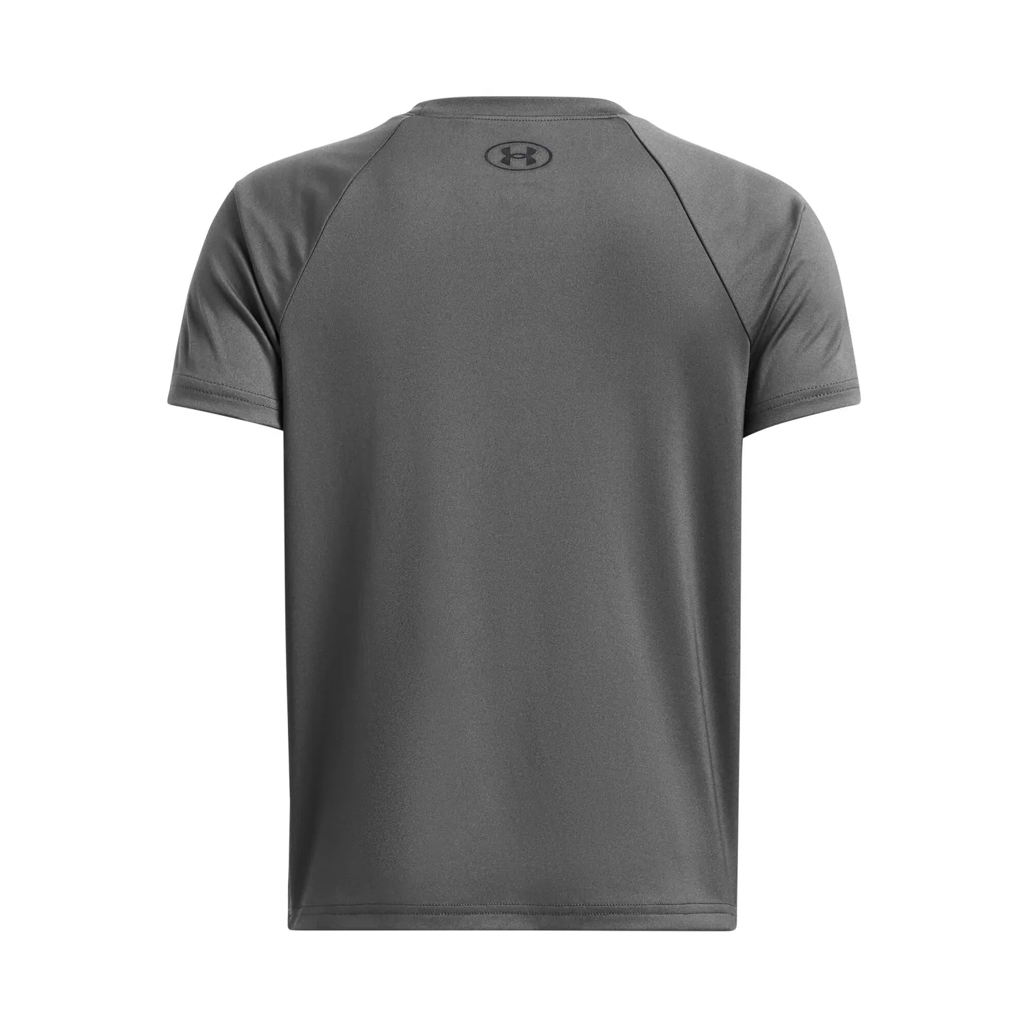 Детская футболка с длинным рукавом Under Armour Tech Split Wordmark, Цвет Grau Schwarz — фото 3