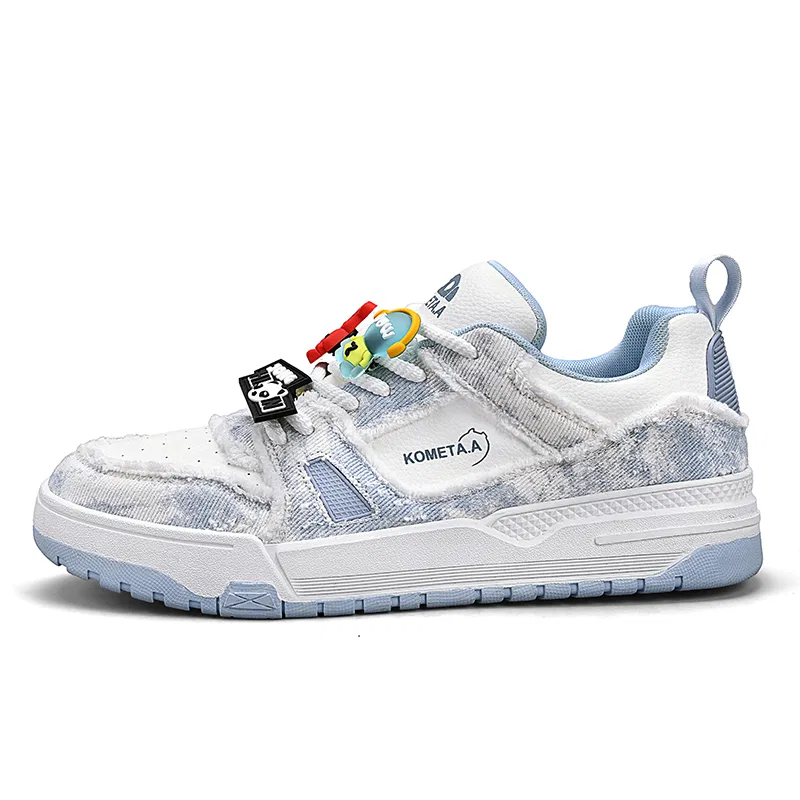 Кроссовки детские с принтом KOMETA.A, Rain Blue (Shoe Buckles 01)+Giveaway