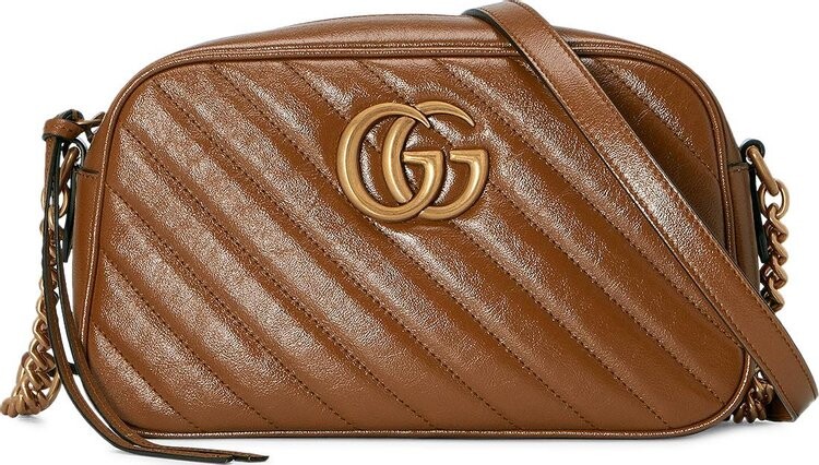 

Сумка Gucci GG Marmont Small Matelassé Shoulder Bag Brown, коричневый