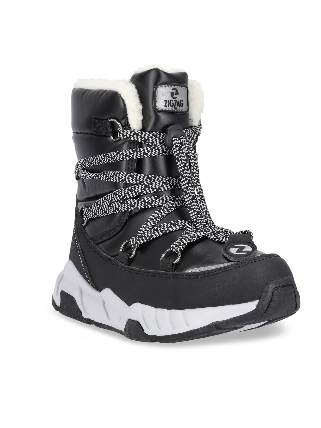 Снегоступы для девочки Turriea Kids Boot Zigzag, черный — фото 2