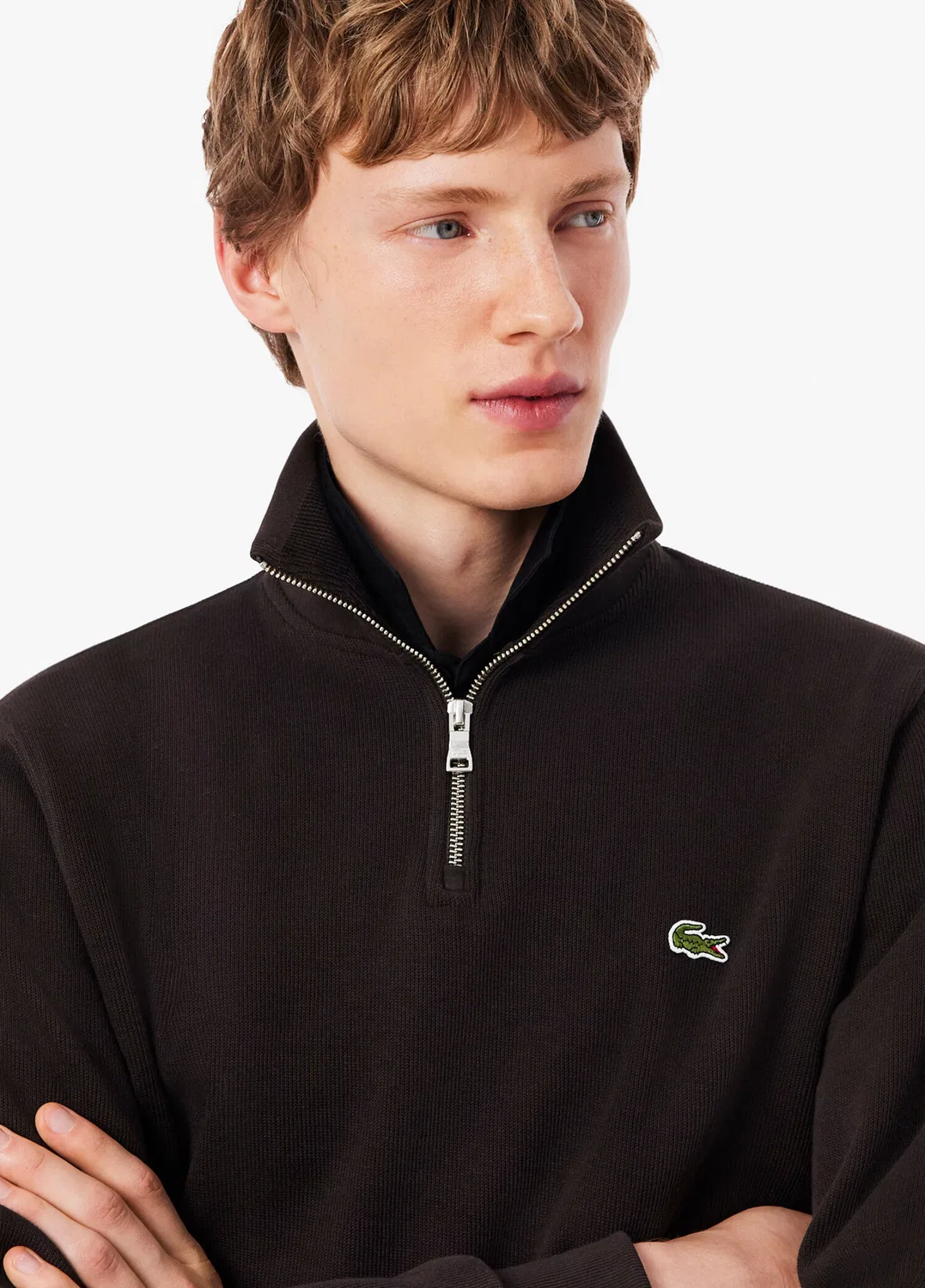 Свитшот мужской Classic Fit Lacoste, brown — фото 3