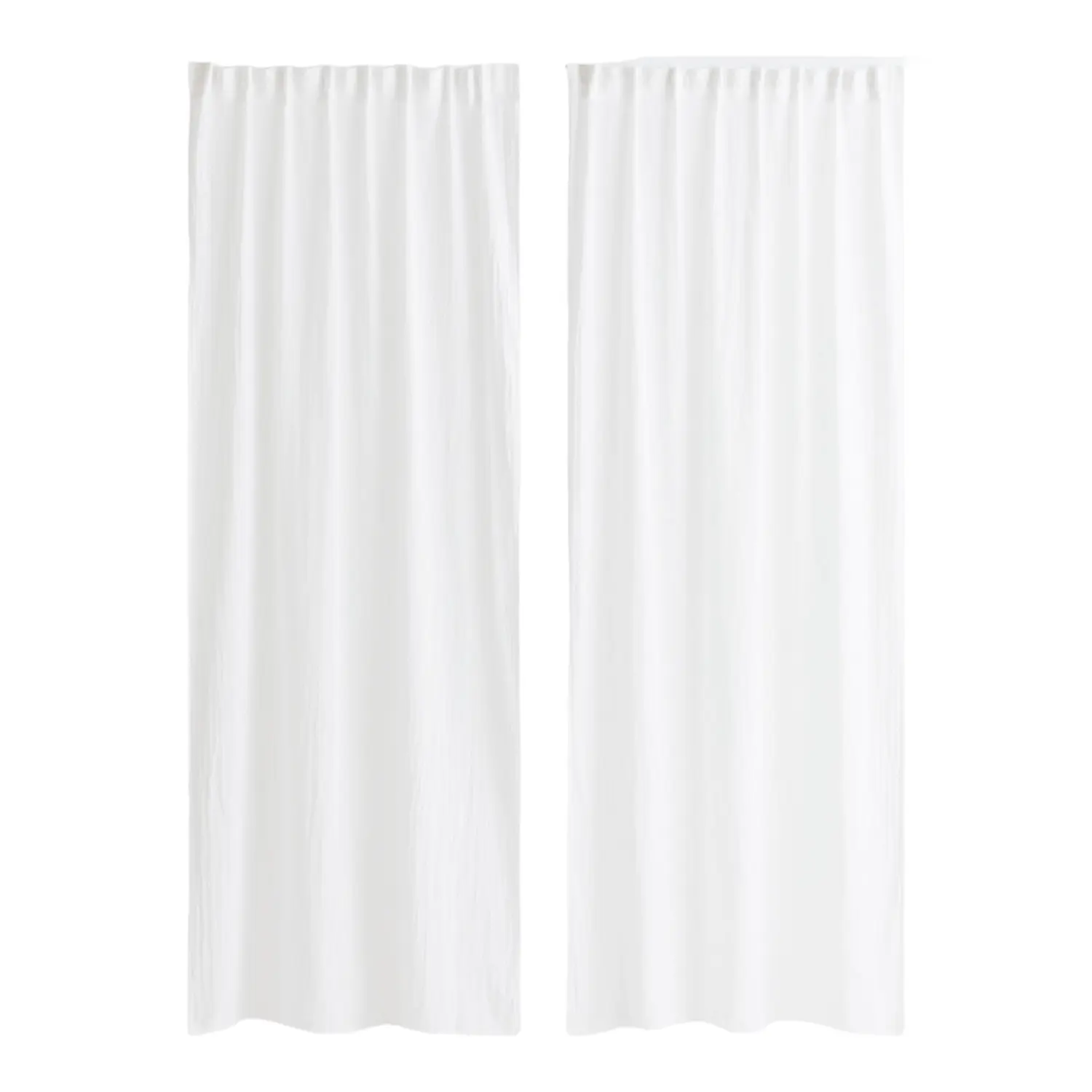

Шторы H&M Home 2-pack Multiway Linen-blend, 2 предмета, белый