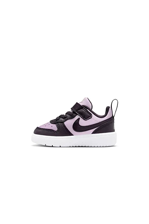 Детские кроссовки для девочек с принтом Glam Nike, Black/Pink — фото 2