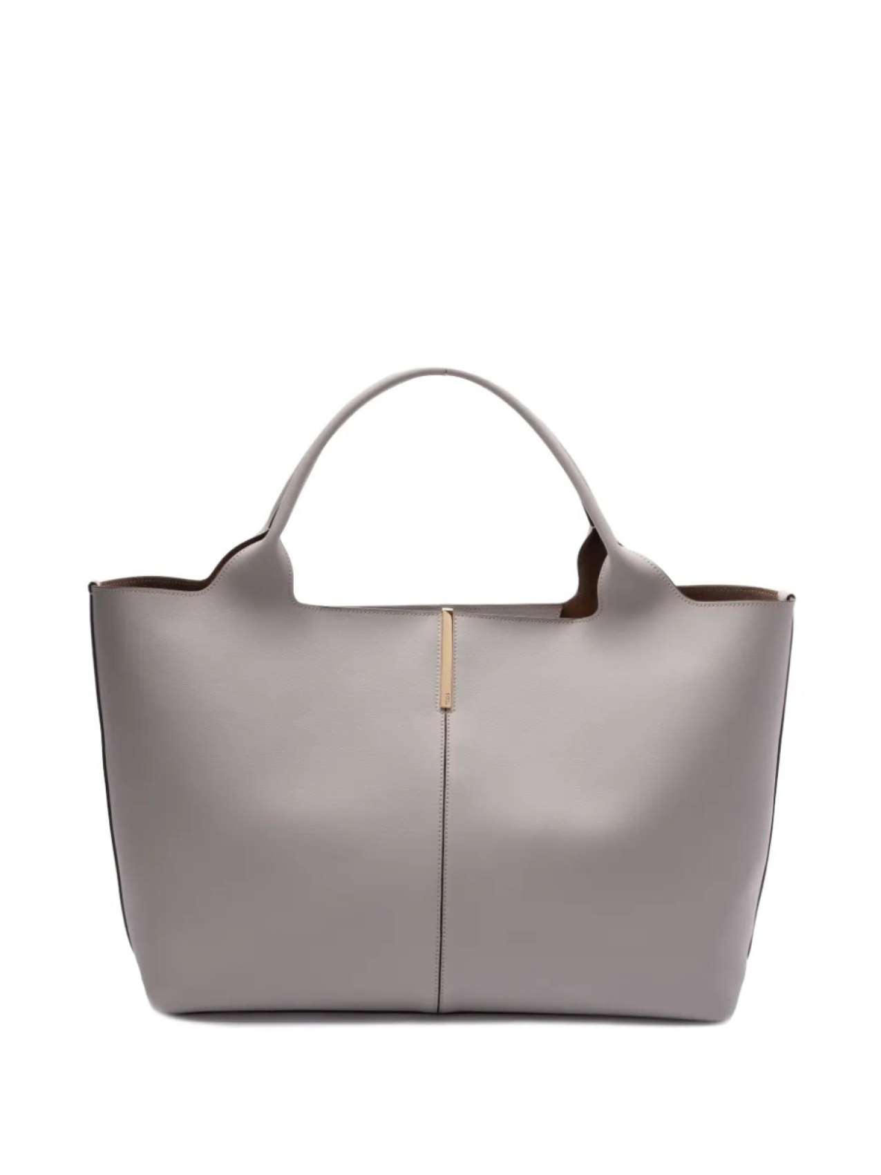 

Кожаная сумка-тоут Tod's, серый