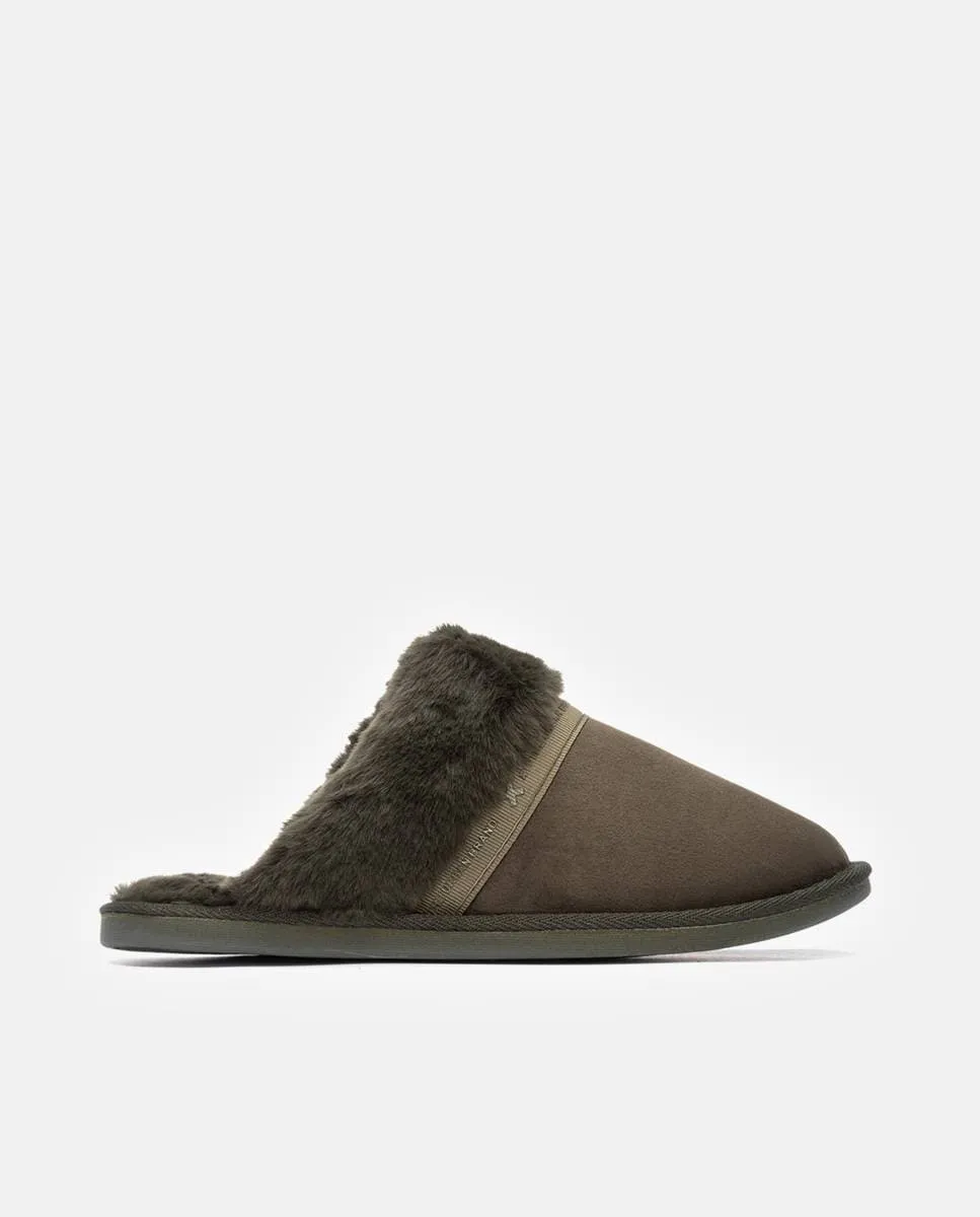 

Мужские домашние тапочки с открытым носком и резиновой подошвой Xti, коричневый