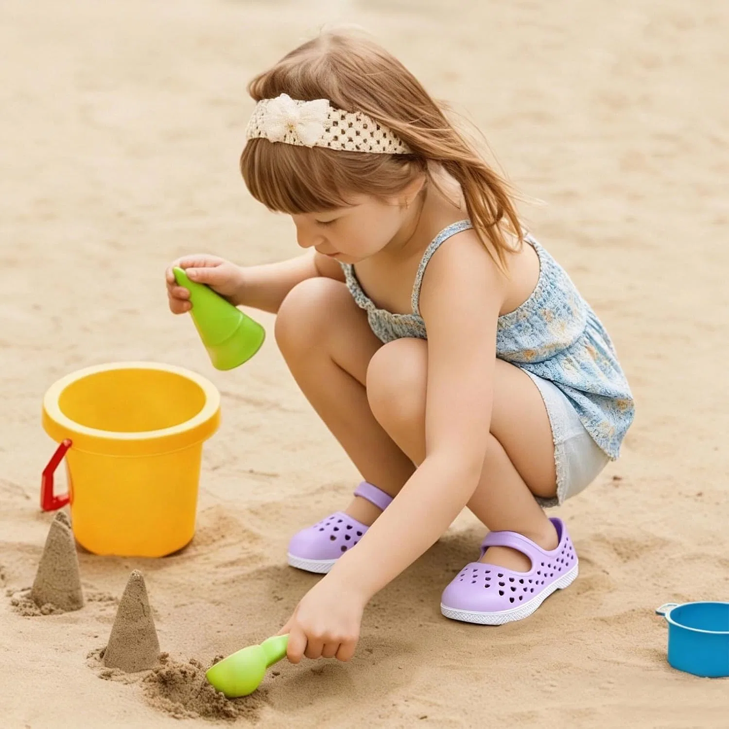 Детские туфли Мэри Джейн для девочек Mary Jane Water Shoes Nedaan, Purple — фото 2