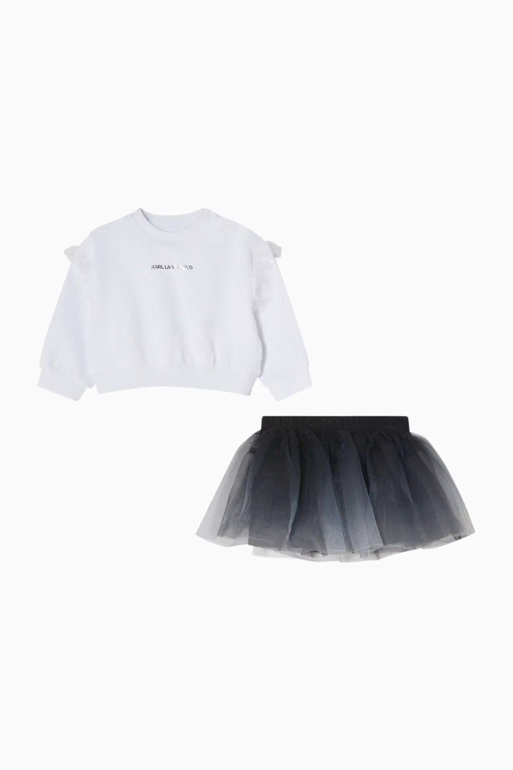 Комплект с логотипом Karl Lagerfeld Kids — фото 2