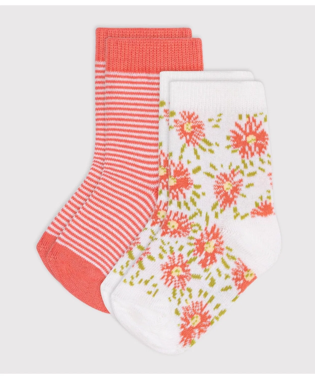 Детские носки с принтом комплект из 2 пар PETIT BATEAU, Multi