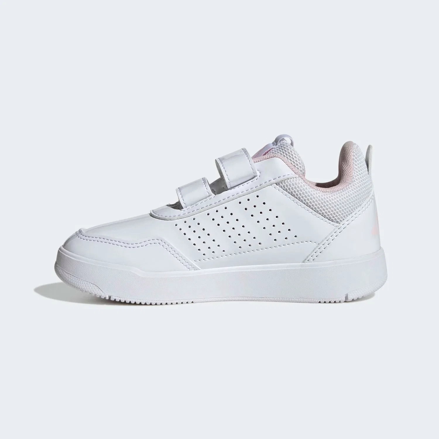 Детские кроссовки с регулируемой застежкой Adidas Sportswear, Cloud White/Clear Pink/Grey Two — фото 3
