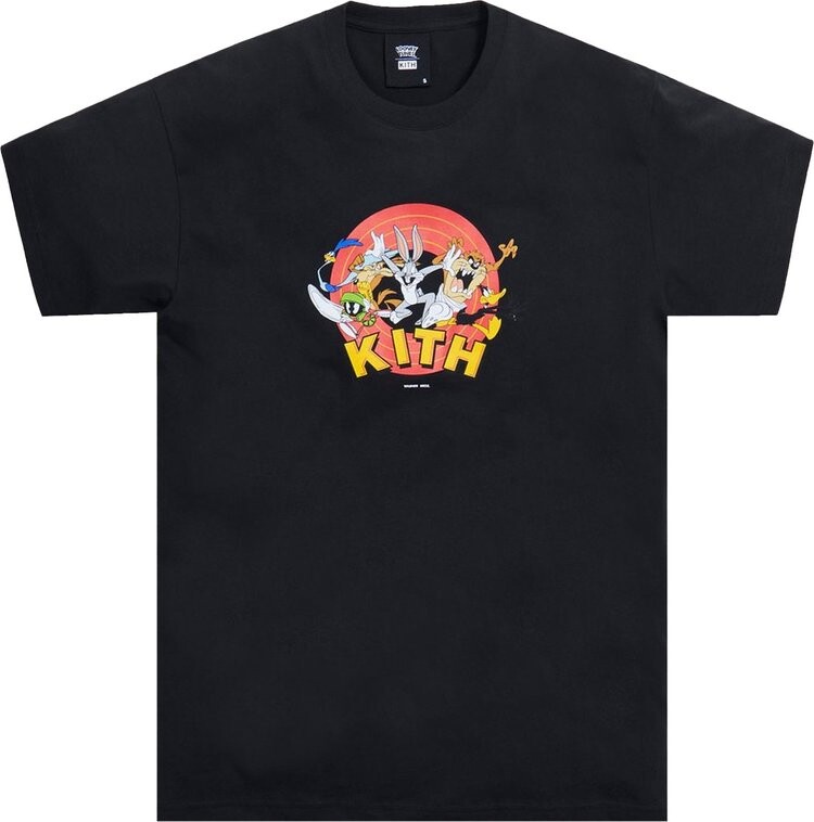 

Футболка Kith x Looney Tunes That's All Folks Tee 'Black', черный