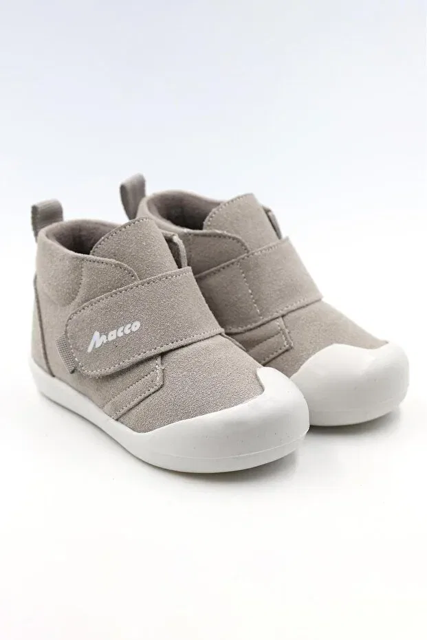 Детские ортопедические ботинки на липучке Poco First Step Macco Shoes, Gray