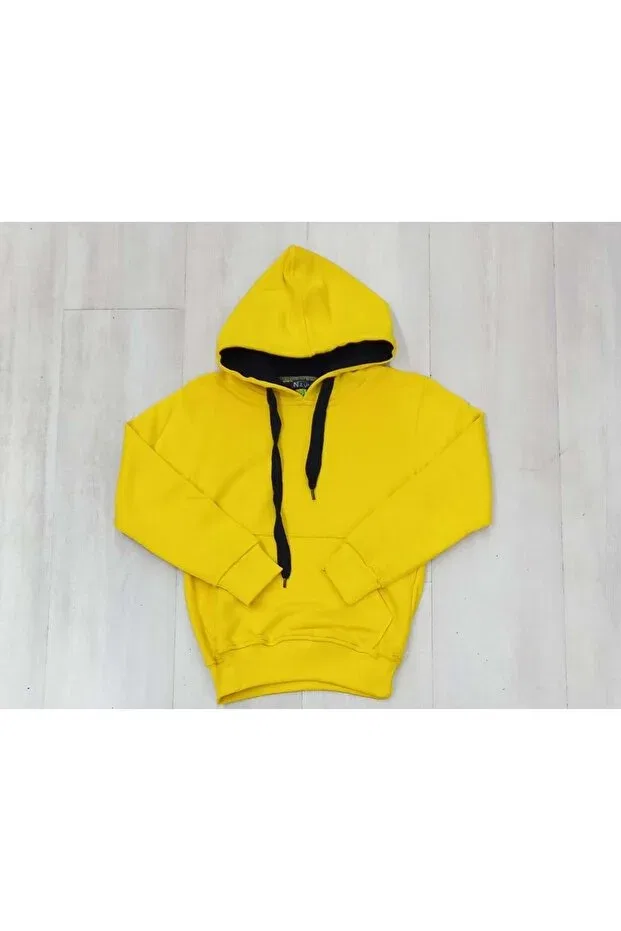 Детское худи для девочек с капюшоном Demirsaç First Sweat Hoodie Başak Çocuk Giyim, Yellow