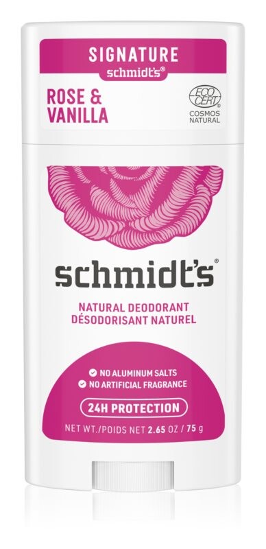 

Дезодорант без добавления солей алюминия Schmidt's Rose + Vanilla