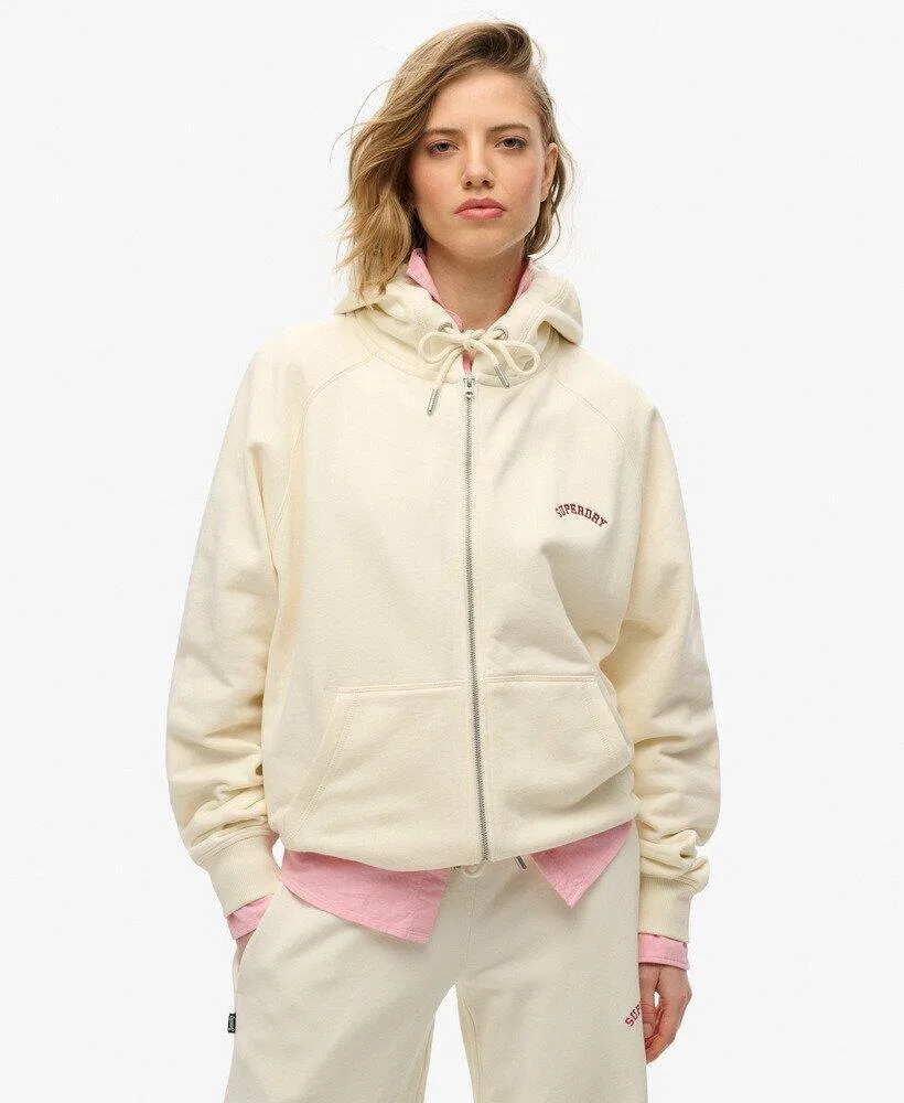 Мужское худи с рагланом Essential Logo Osz Raglan Zh Superdry, Weiss