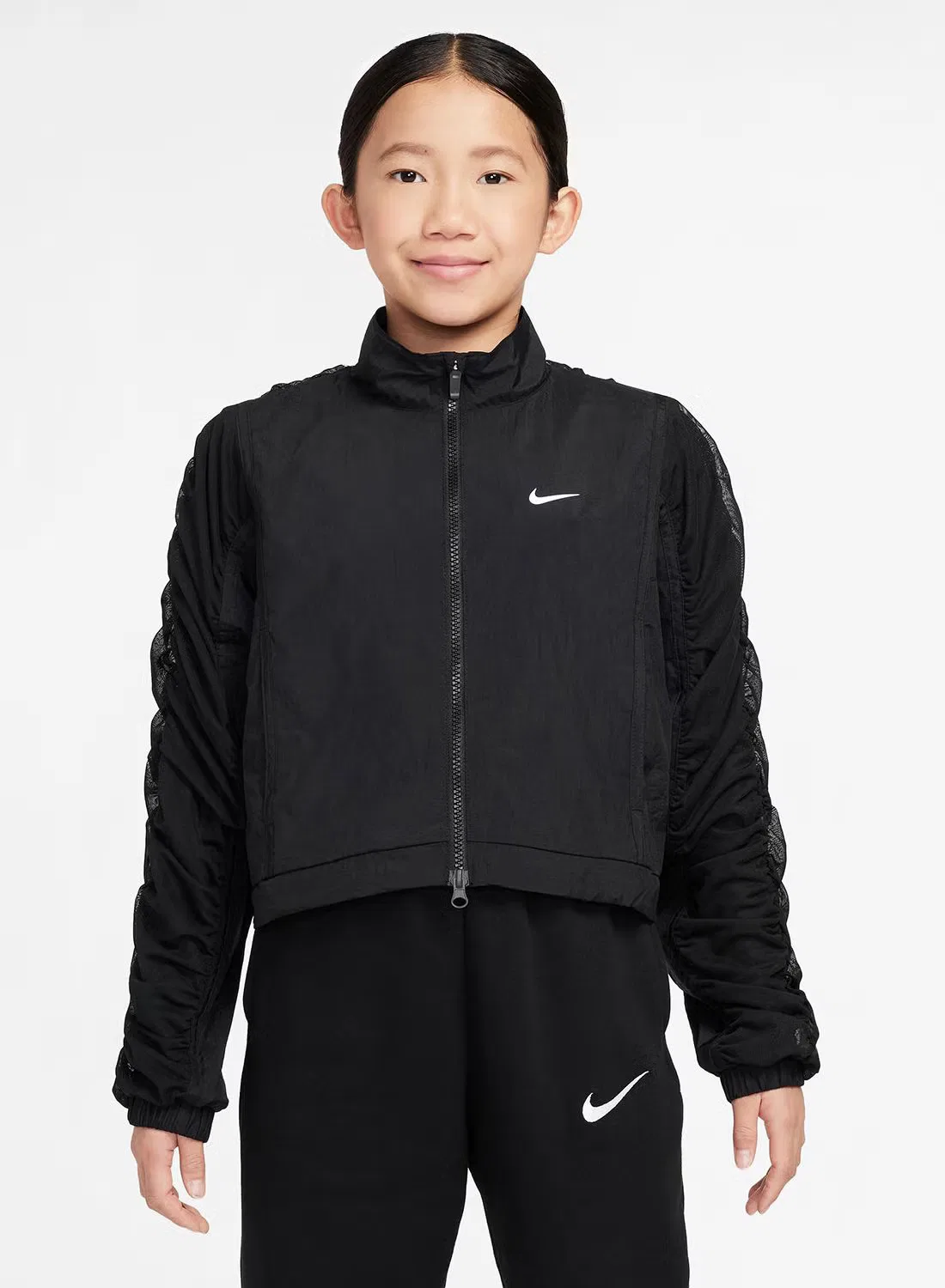Куртка оверсайз с водоотталкивающей отделкой Nike NSW Woven Dance, черный