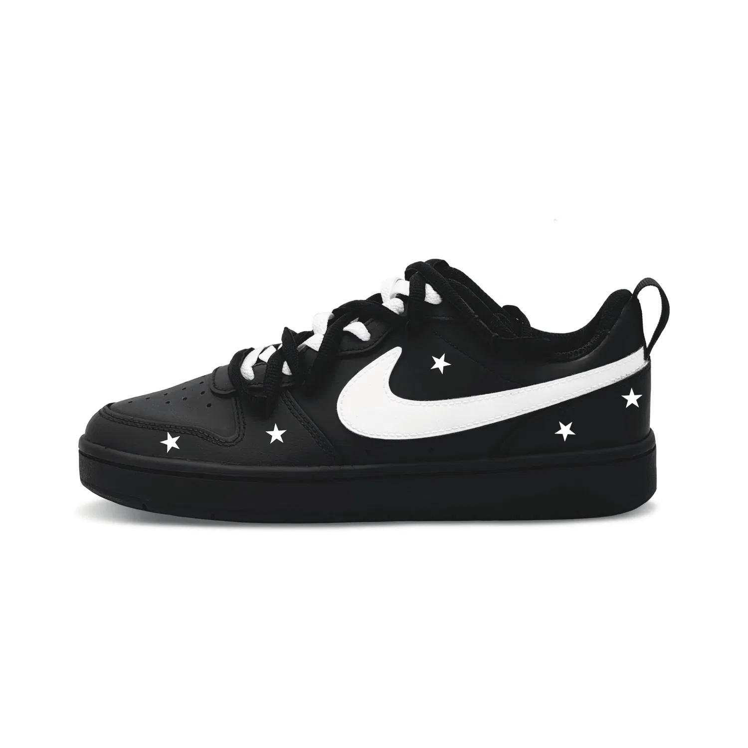 Кроссовки для скейтбординга Court Borough Kids, Nike, Black White
