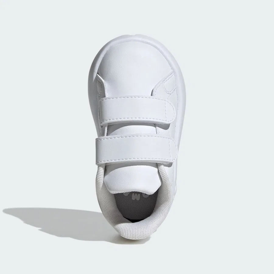 Кроссовки детские с синтетическим верхом Sportswear ID5283 Advantage Shoes Kids adidas, Бело-серый — фото 4