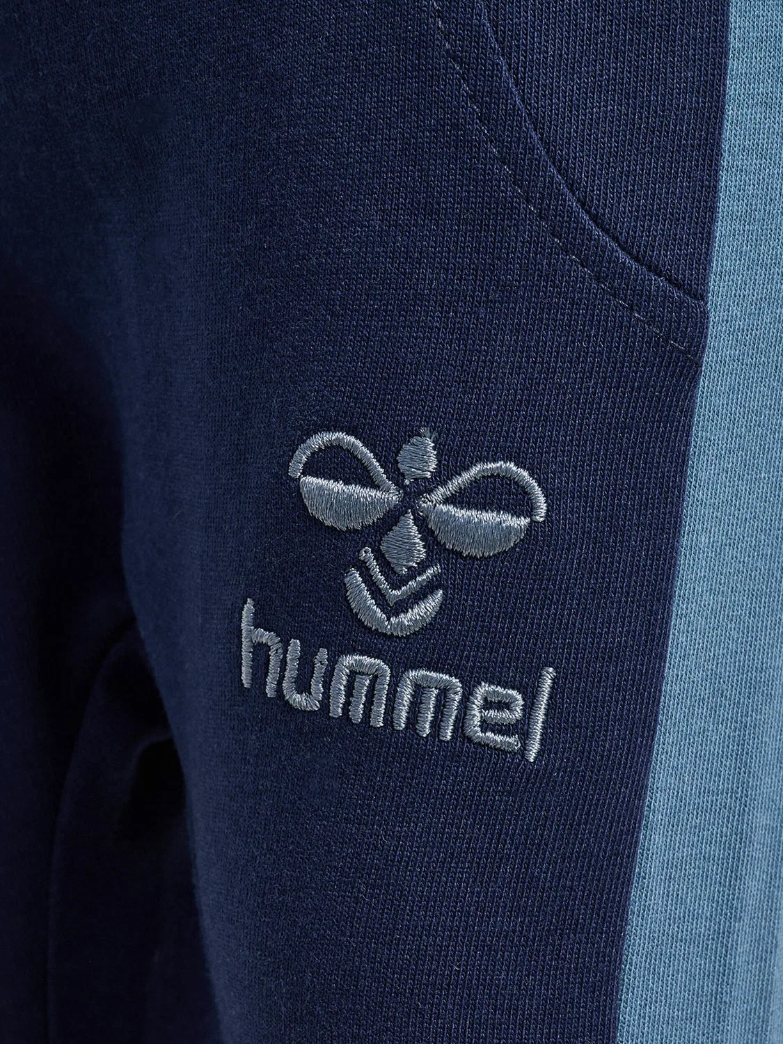 Детские спортивные штаны с регулируемой талией Hmlkris E-Sport Hummel, Schwarz Dunkelblau — фото 3