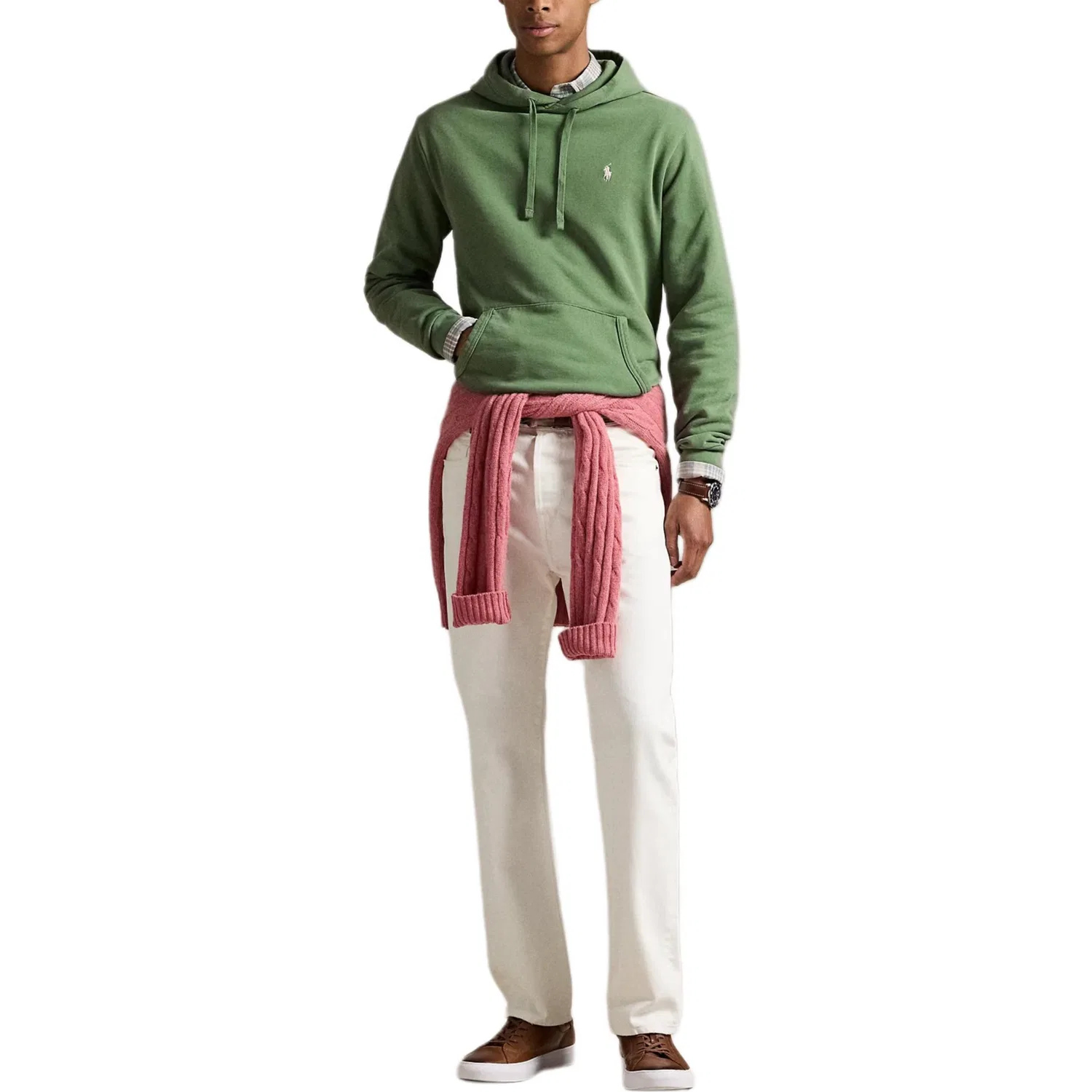 Худи на шнурке Polo Ralph Lauren, Green — фото 3