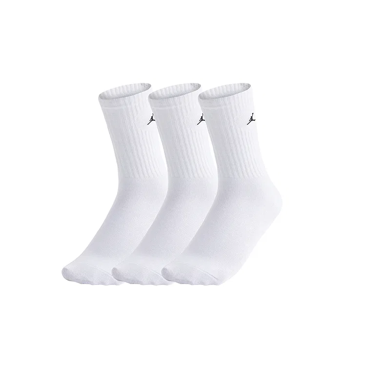 Детские носки спортивные Jordan Moderate Sports, White/Gold