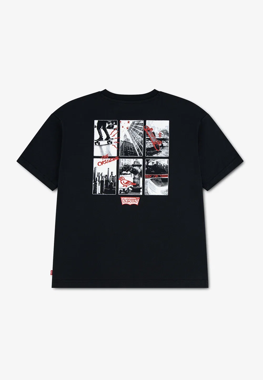 Катание на коньках - футболка с принтом Levi'S, Jet Black — фото 2